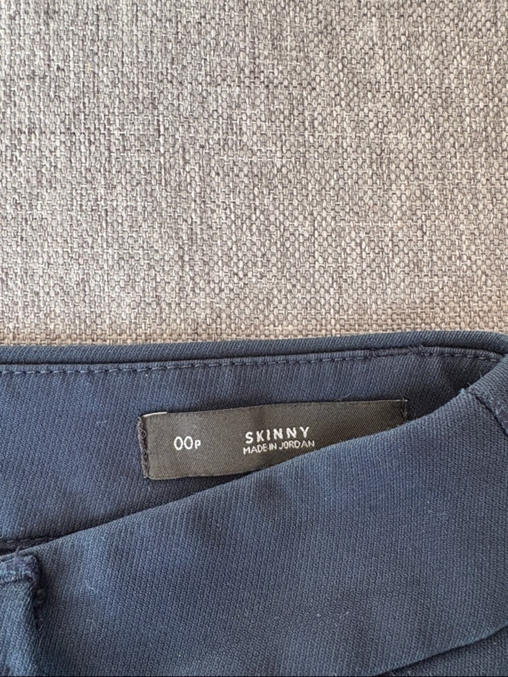 LOFT Petites Dark Navy Skinny-Leg Work Pants - Picture 3 of 4
